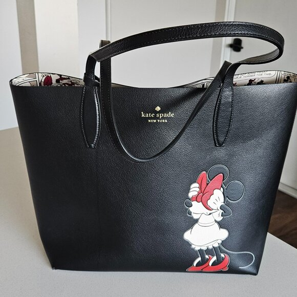 Kate Spade Minnie Mouse Tote, Wristlet, Computer pouch - Picture 1 of 6